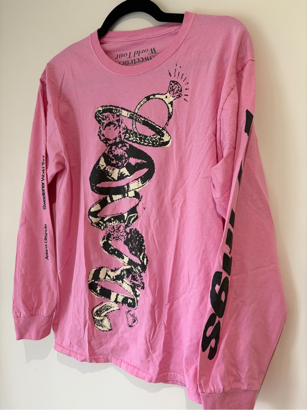 Ariana Grande Sweetener World Tour 7 Rings Concert Long sleeve Tee